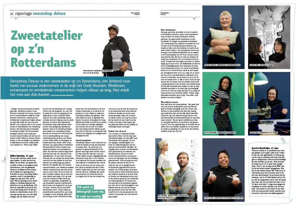 Afbeelding Straatnieuws reportage Sweatshop