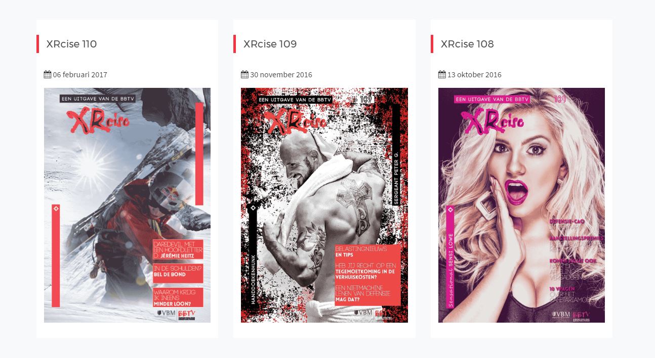 Covers XRcise magazine